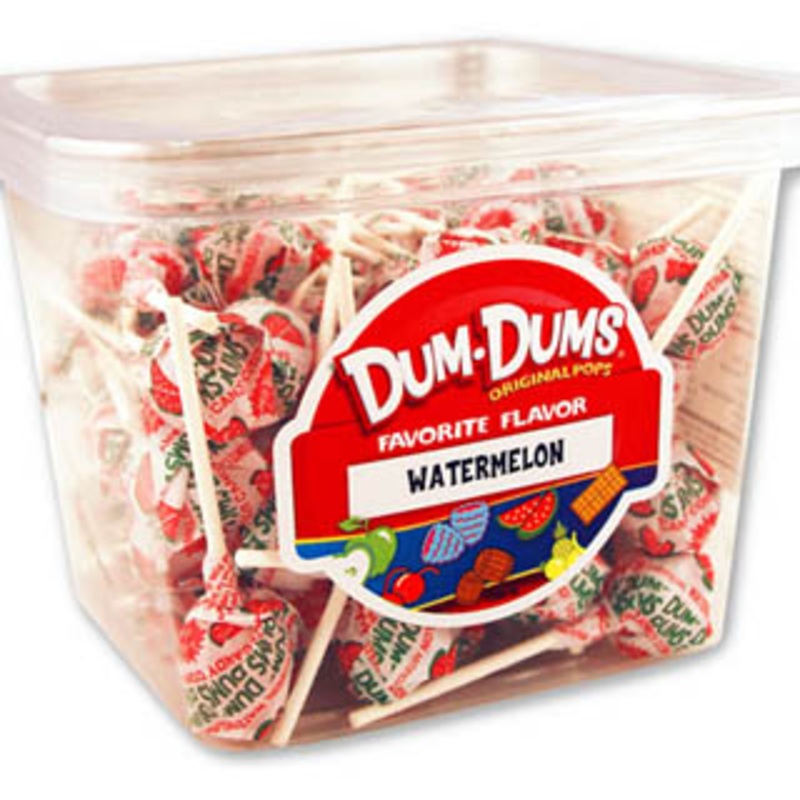 Dum Dum Pops – Watermelon 1lb Tub
