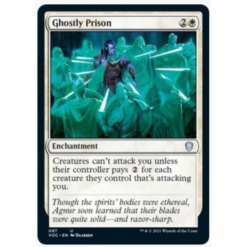 Ghostly Prison – Commander: Innistrad: Crimson Vow – #087
