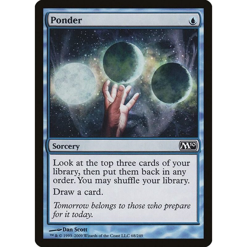 Ponder – (Foil) (LP) Magic 2010 #68/249