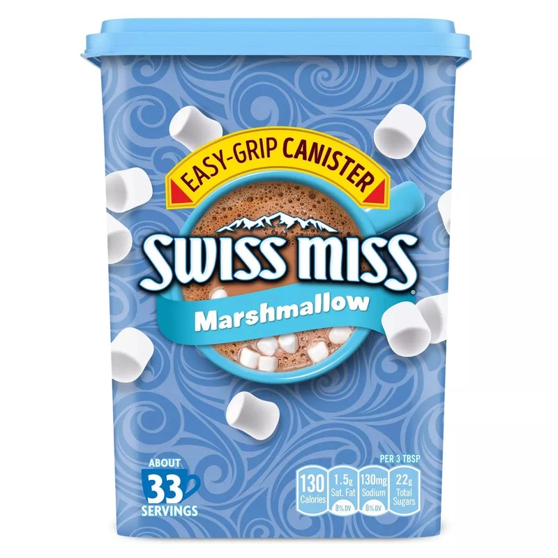 Swiss miss Marshmallow Hot Cocoa Mix: 37-Ounce Tub