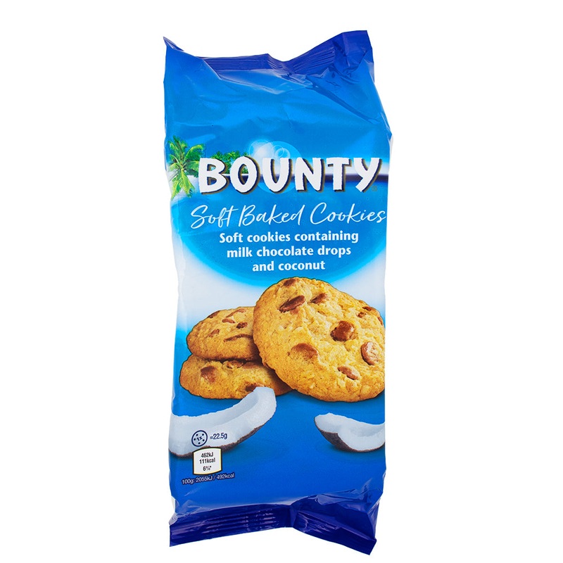 Bounty Soft Baked Cookies (UK) – 180g