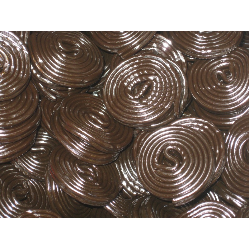 Bulk Licorice Wheels Black 1lb Bag