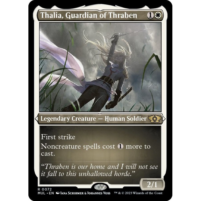 Thalia, Guardian of Thraben (Foil Etched) – March of the Machine: Multiverse Legends – #0072