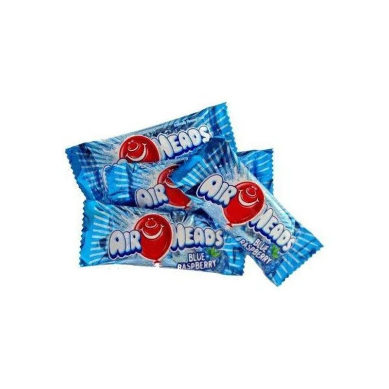 AirHeads Taffy Mini Candy Bars – Blue Raspberry: 5LB Bag