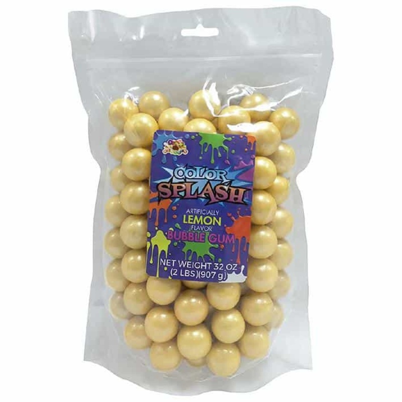 Color Splash Gumballs  Pearl Yellow
