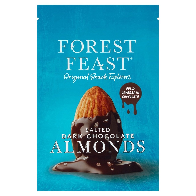 Forest Feast Salted Dark Chocolate Almonds 120g