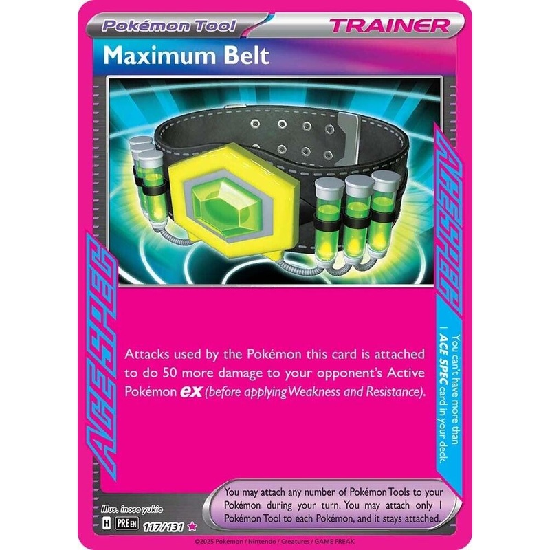 Maximum Belt – SV: Prismatic Evolutions (PRE) – 117/131