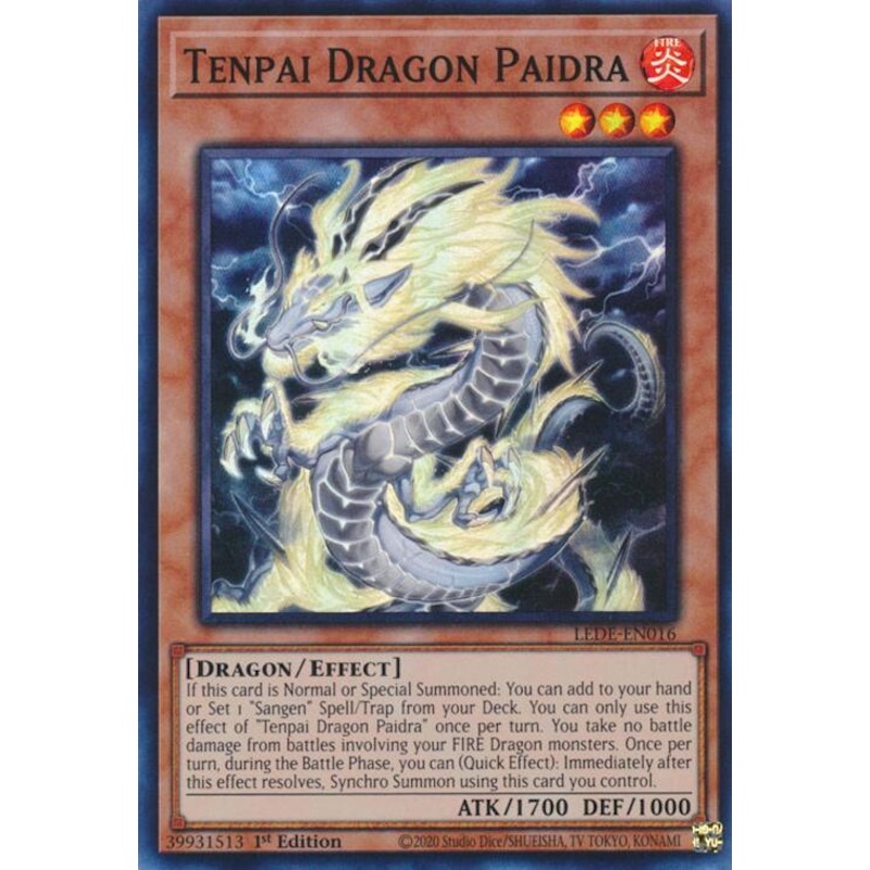 Tenpai Dragon Paidra (1st Edition) – Legacy of Destruction – LEDE-EN016