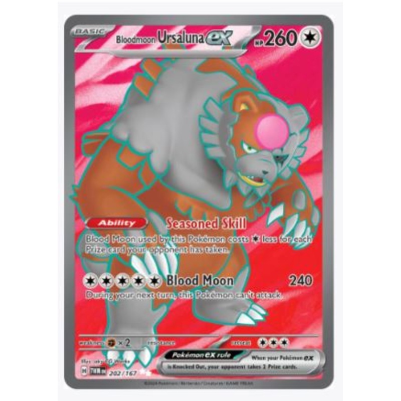 Bloodmoon Ursaluna ex (Full Art) SV06: Twilight Masquerade #202/167