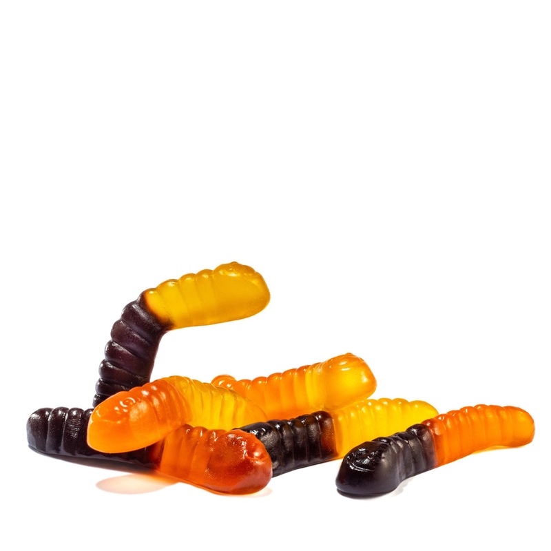 Autumn Mini Gummi Worms 1 Lb