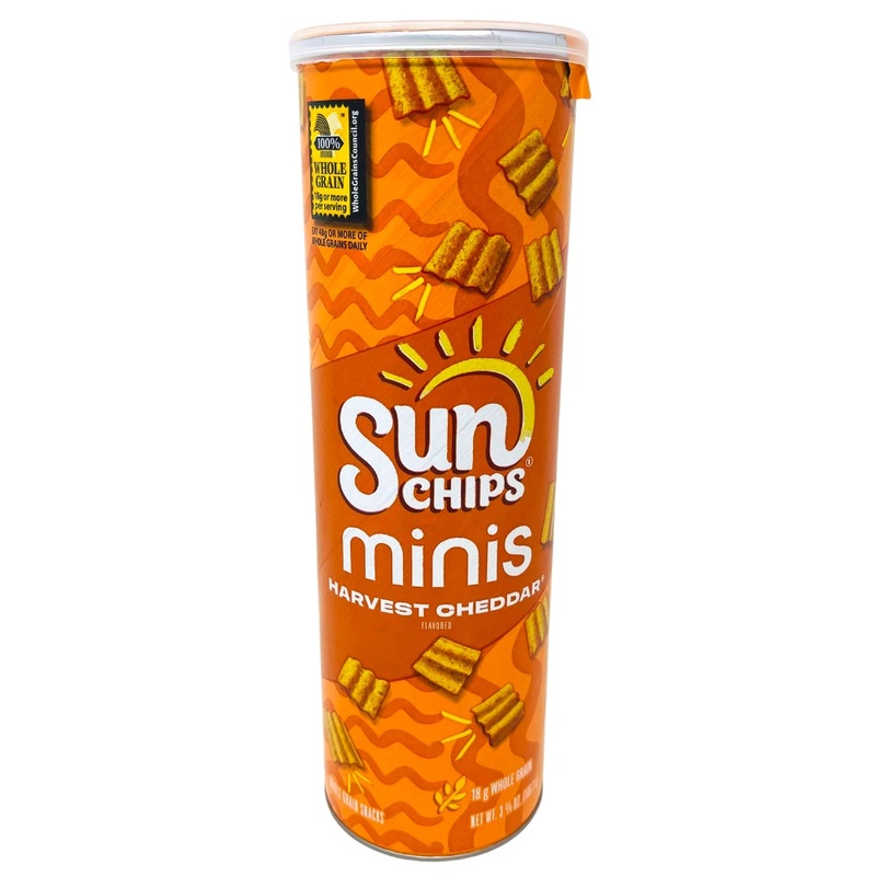 SunChips Harvest Cheddar Minis Canister 3.75oz