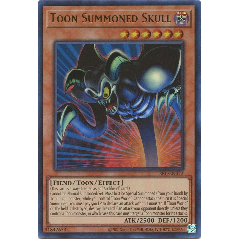 Toon Summoned Skull (Ultra Rare) – Spell Ruler (25th Anniversary Edition) SBL-EN073