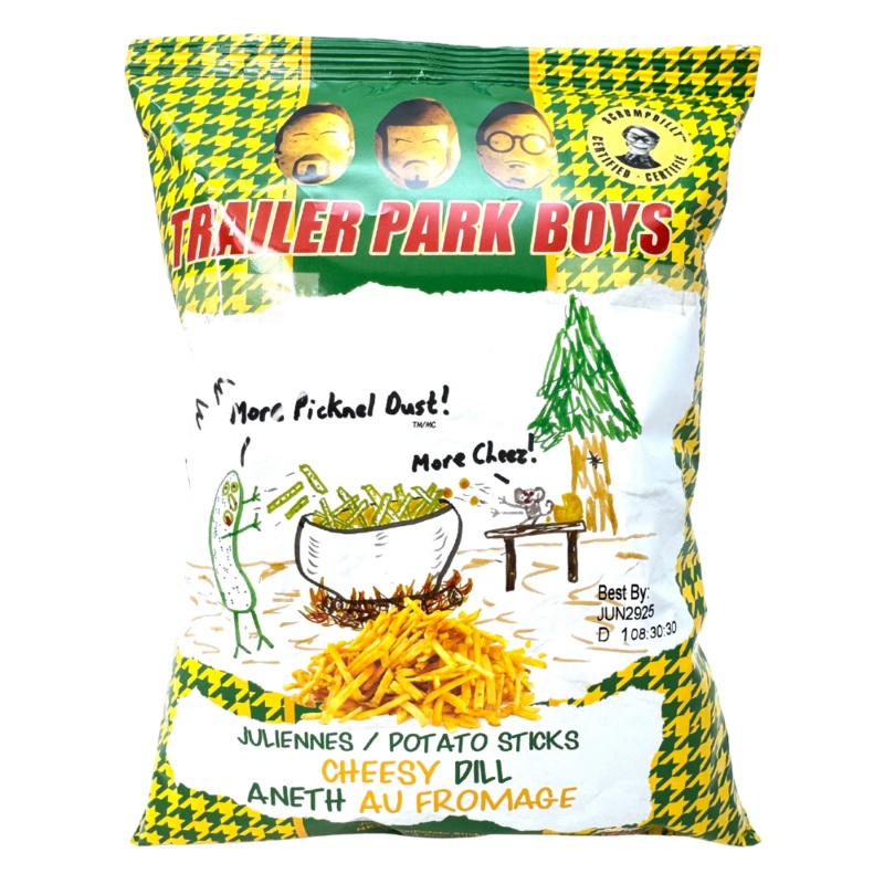 Trailer Park Boys Potato Sticks Cheesy Dill – 3.5oz