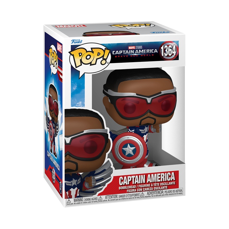 [DAMAGED BOX] Funko Pop! Marvel: Captain America: Brave New World – Captain America #1364
