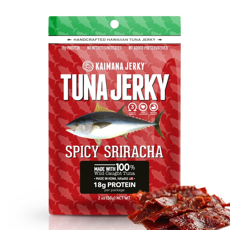 Sriracha Ahi Tuna Jerky 1 Pack (2 oz)