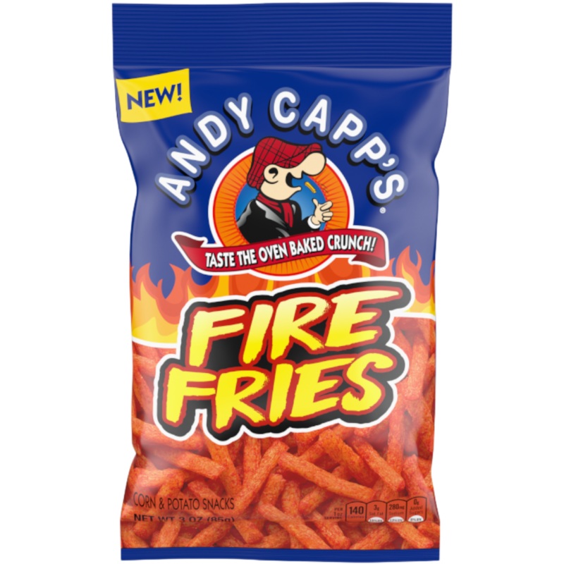 Andy Capp’s Fire Fries – 3oz (85g) In Date