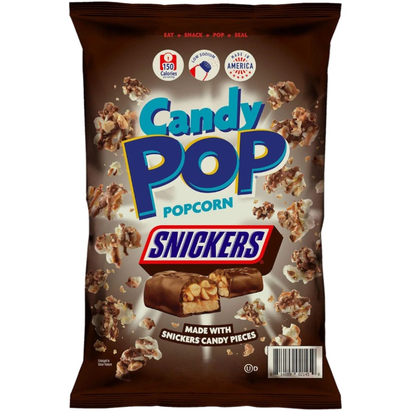 Candy Pop Snickers Popcorn Share Bag – 5.25oz (149g)