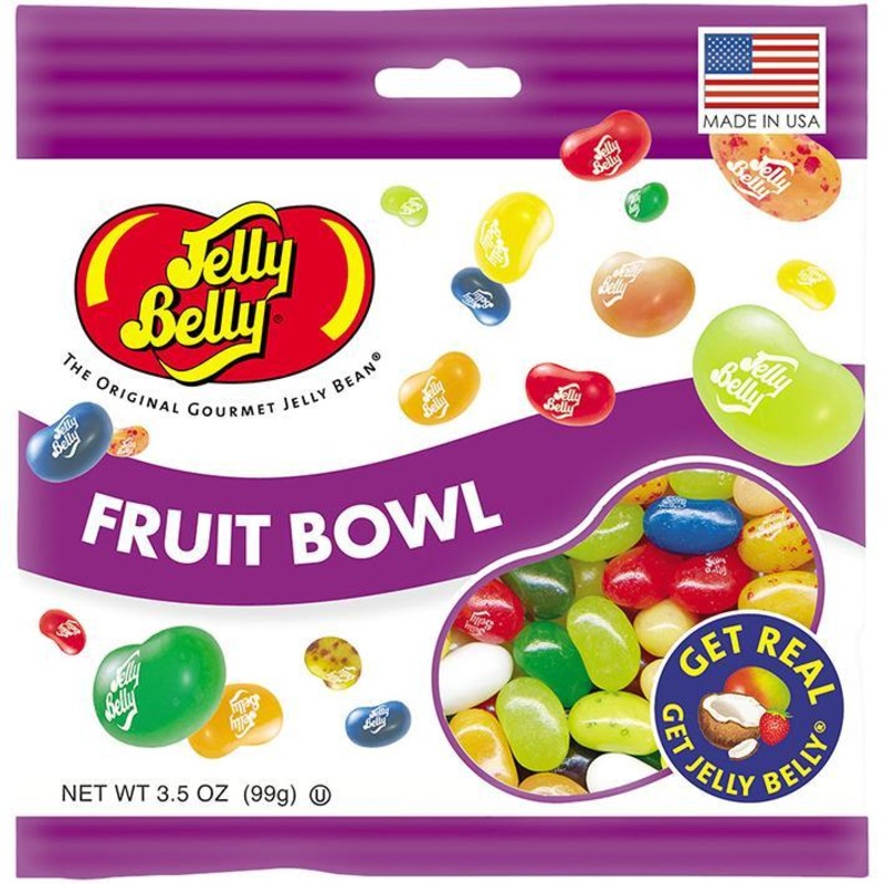 Jelly Belly  Fruit Bowl Mix  3.5oz Bag