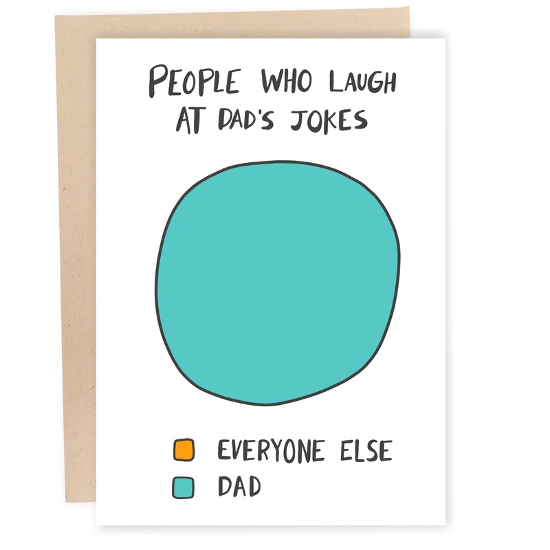 People Who Laugh At Dad Jokes Greeting Card