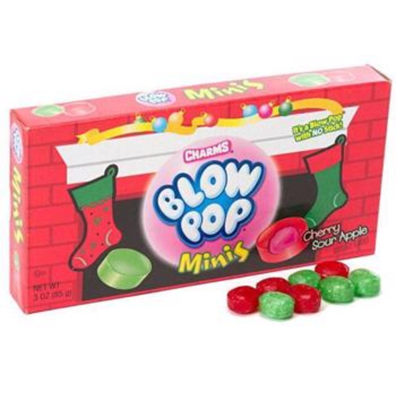 Xmas – Charms Blow Pop Minis 3oz X 12 Units