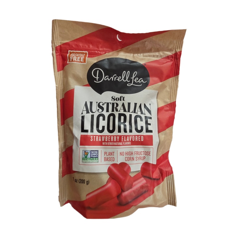 Darrell Lea Red Strawberry Licorice Bag
