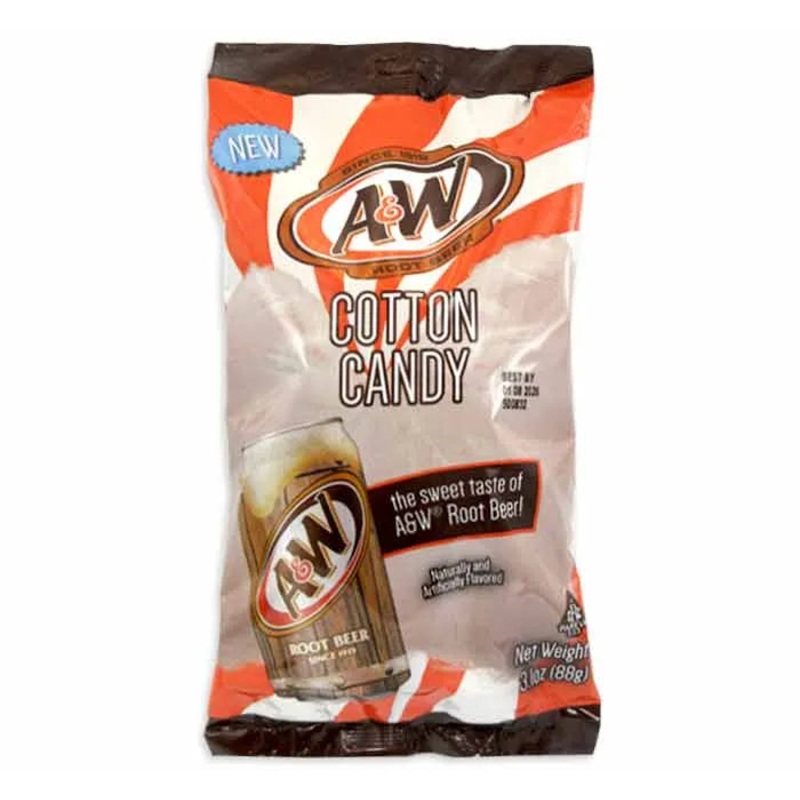 A&W Root Beer Cotton Candy: 12-Piece Box