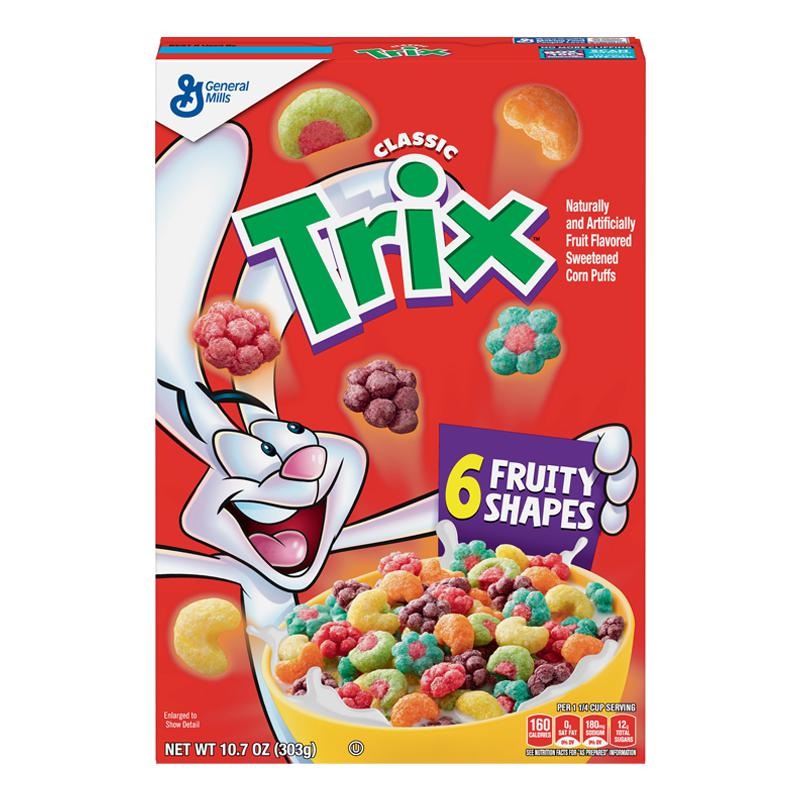 Trix Fruity Shapes Cereal (Canada) 303G