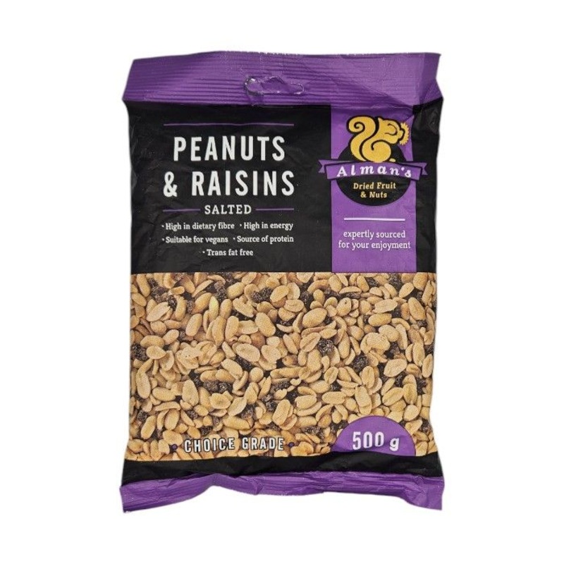 ALMANS 500G PEA/RAISINS JUMBO (1X500G)