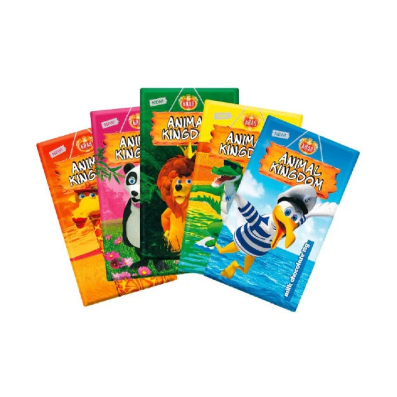 Animal Kingdom Milk Chocolate with Sticker – 5 PACK (5 x 15 g)