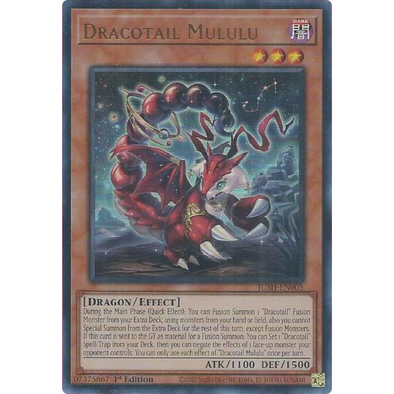 Dracotail Mululu – (1st Edition) (Ultra Rare) Justice Hunters – JUSH-EN005