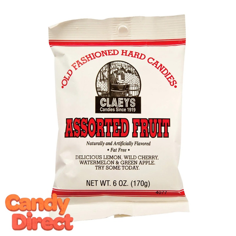 Assorted Fruit Claey’s Candy Drops – 24ct Bags