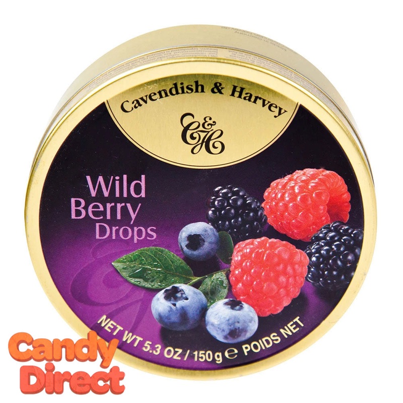 Wild Berry Fruit Cavendish & Harvey Drops – 12ct Tins