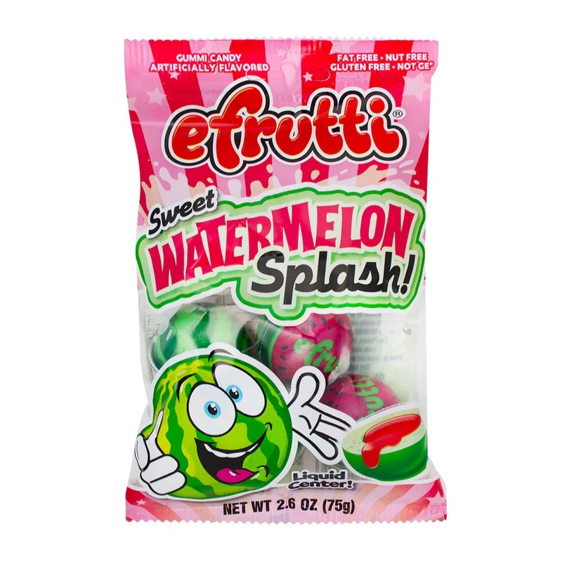 Efrutti Gummy Watermelon Splash | 2.6oz, Bag