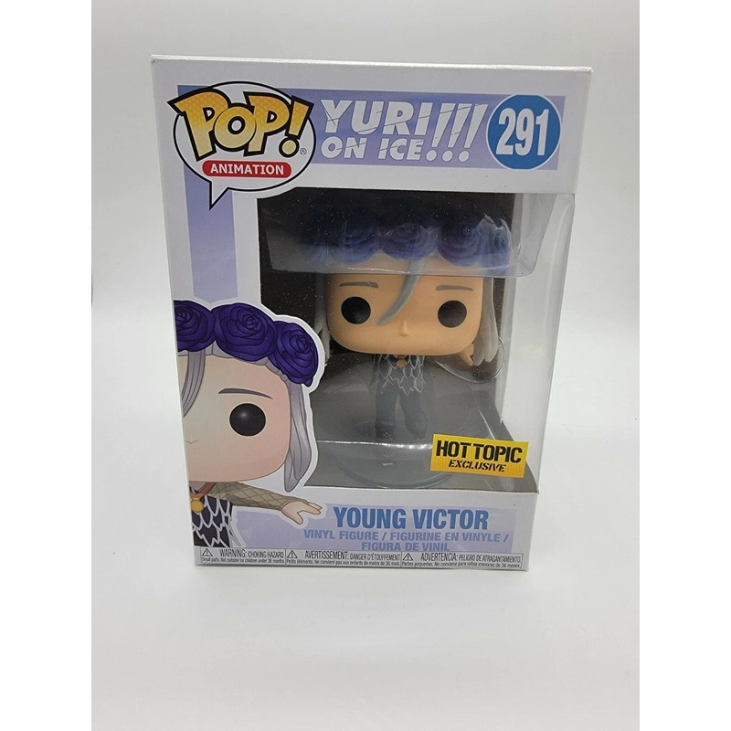 Young Victor #291 ~ Funko Pop Animation Yuri on Ice HOT TOPIC EXCLUSIVE