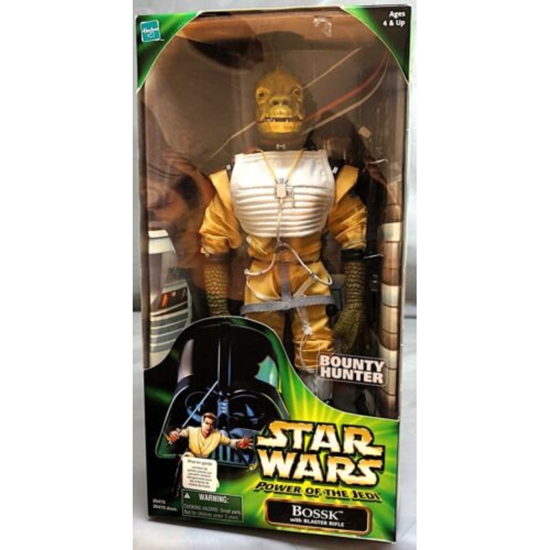 (DAMAGED BOX) Hasbro Star Wars Action Figure: The Power of the Force -Bossk with Blaster Rifle