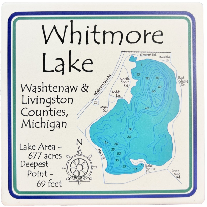 Whitmore Lake Coaster