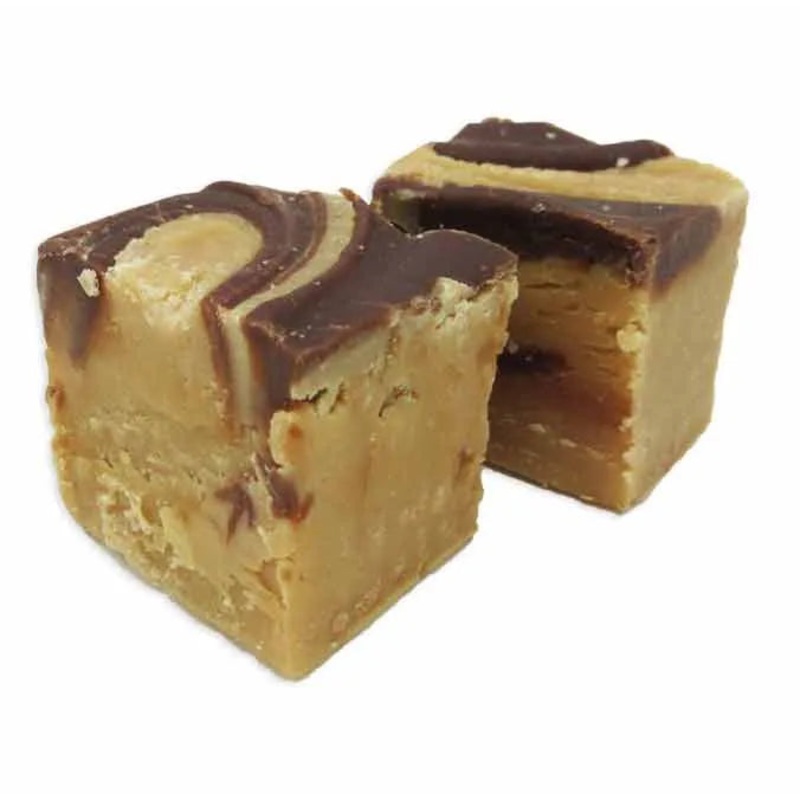 Asher’s Peanut Butter Swirl Chocolate  Fudge: 6LB Box