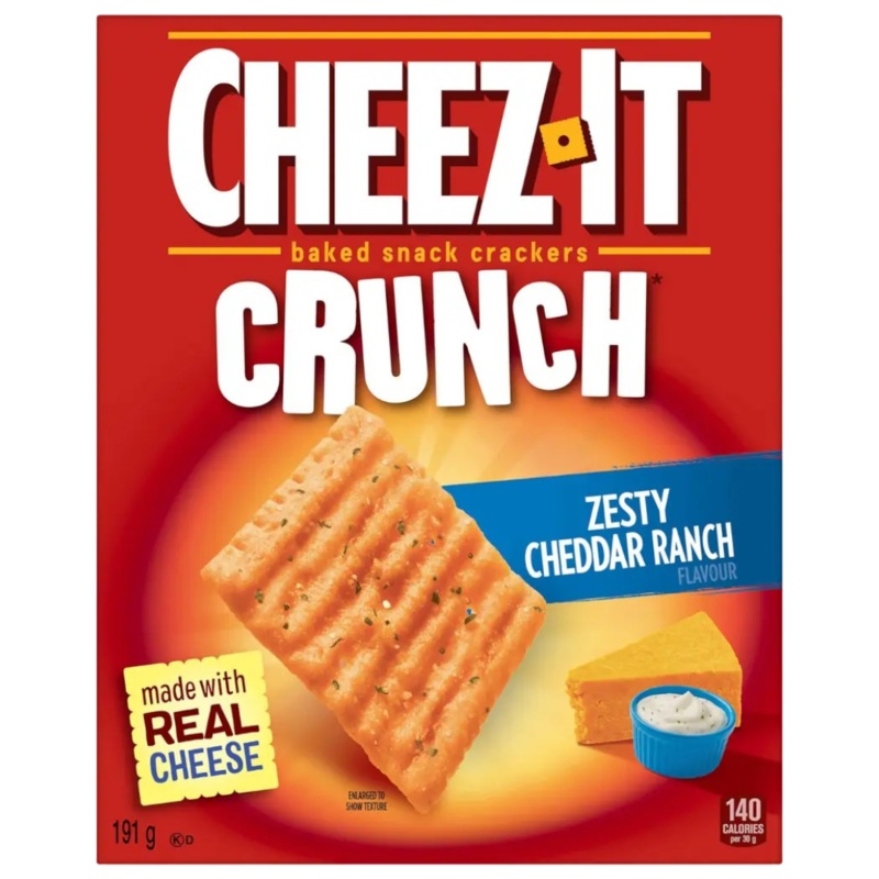 Cheez-It Crackers Zesty Cheddar Ranch – 6.7oz (191g)