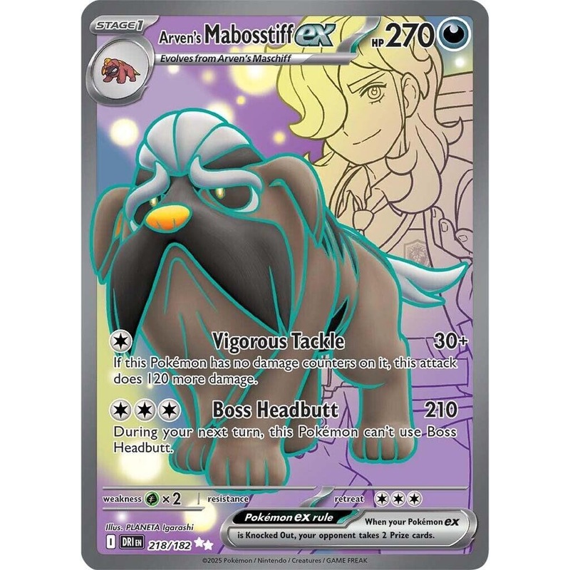 Arven’s Mabosstiff ex (UR) – Destined Rivals – 218/182