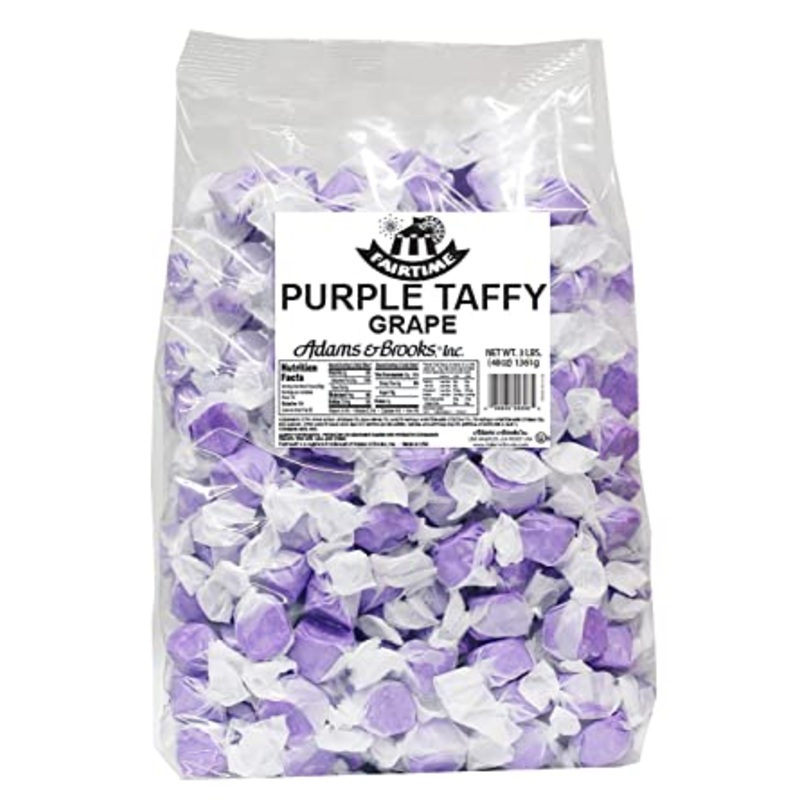Adams & Brooks Taffy –  Grape 3lb X 1 Unit