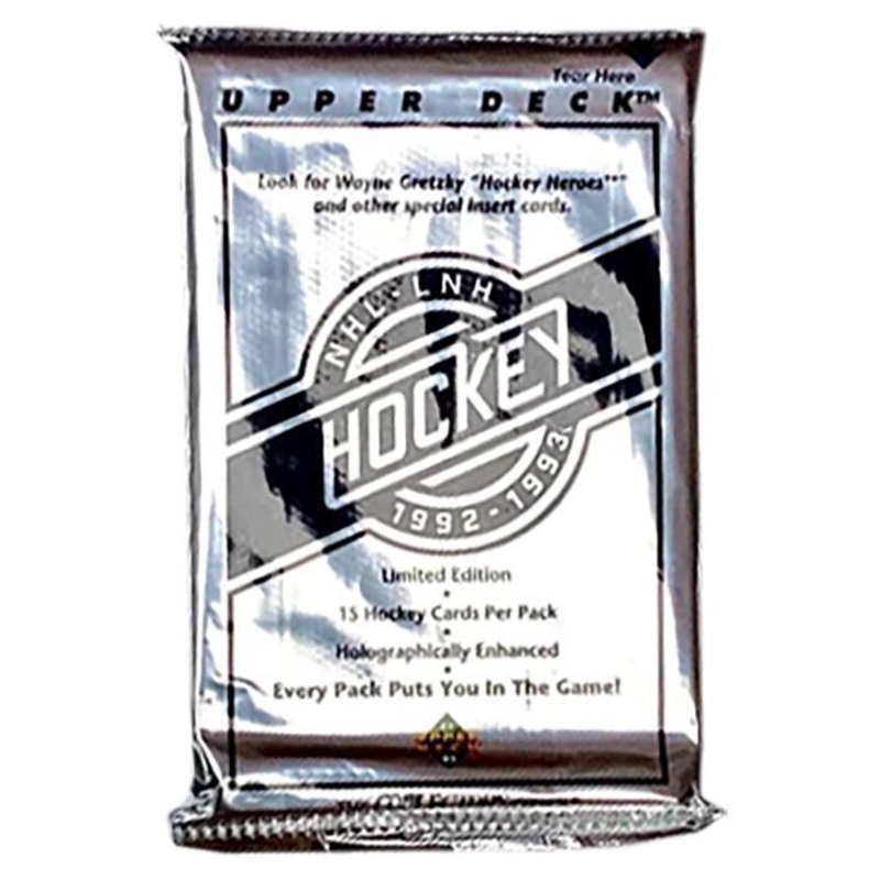 1992  1993 Upper Deck  NHL LNH Hockey Cards