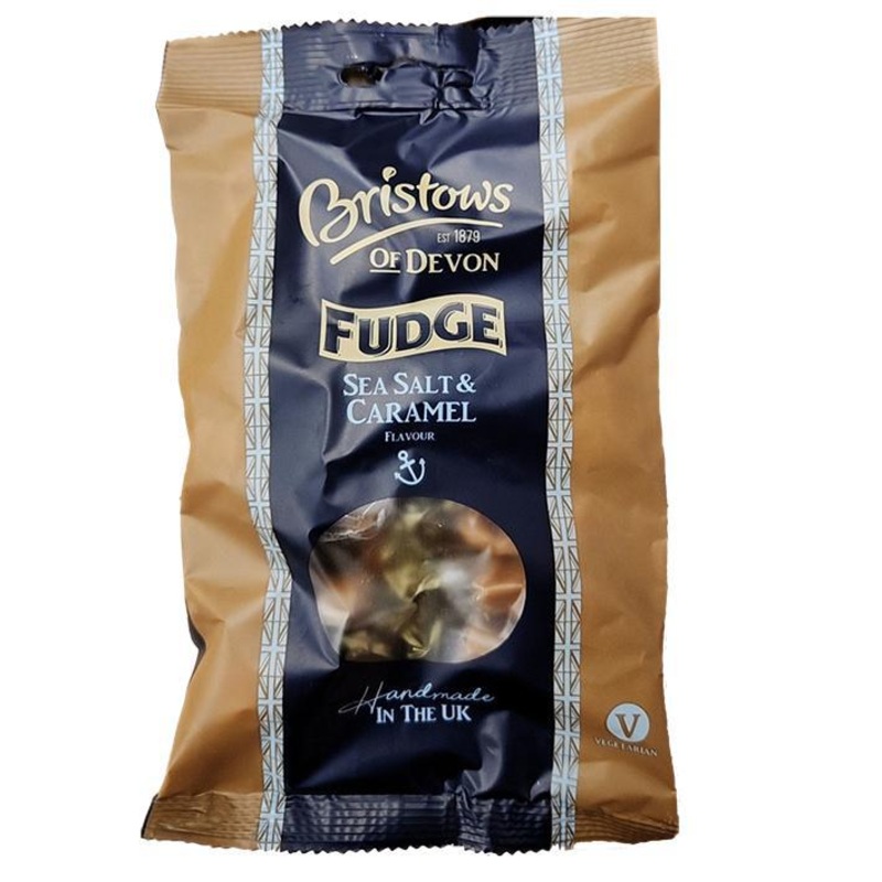 Bristows Fudge  Sea Salt & Caramel  150g Bag