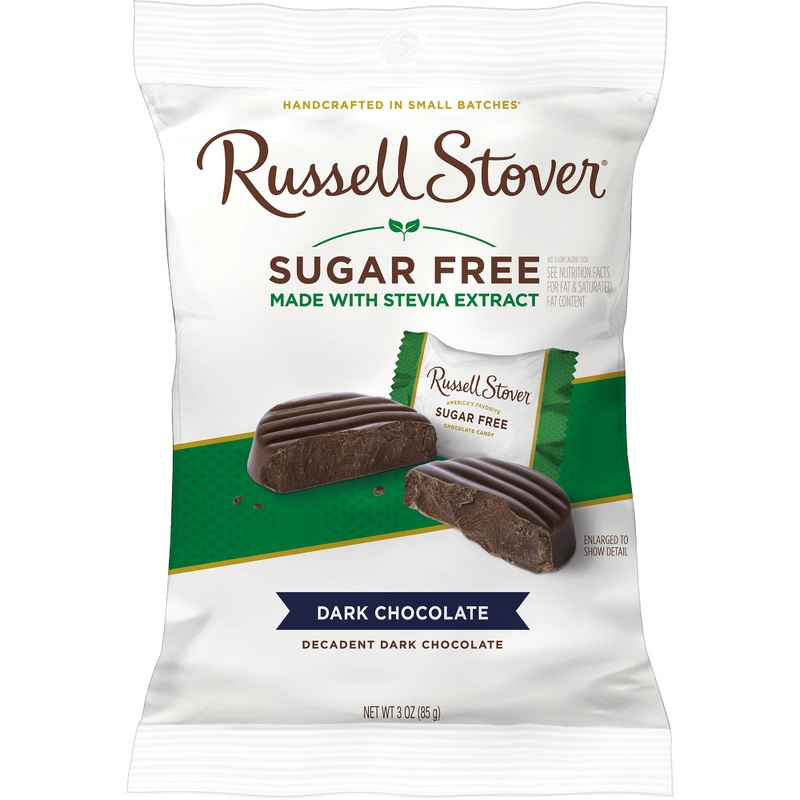 Russell Stover Sugar Free Dark Chocolate 3oz bag