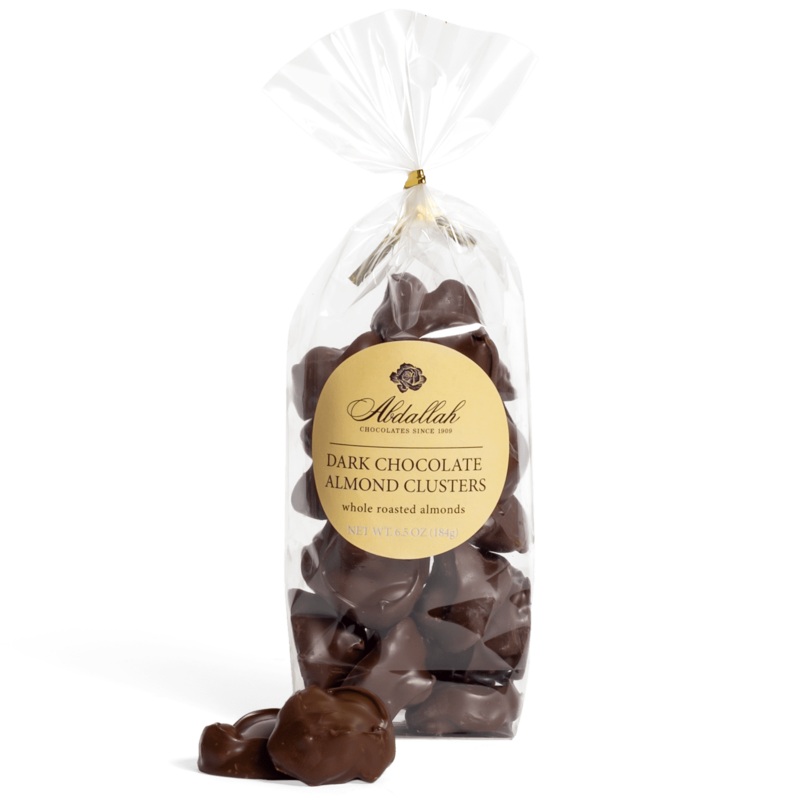 Almond Clusters – Dark Chocolate by Abdallah Candies