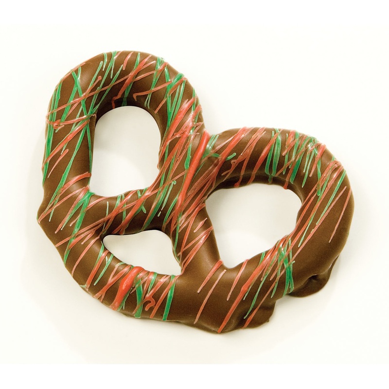 Asher Milk Gourmet Pretzel with Xmas String 6lb *Fragile Item*