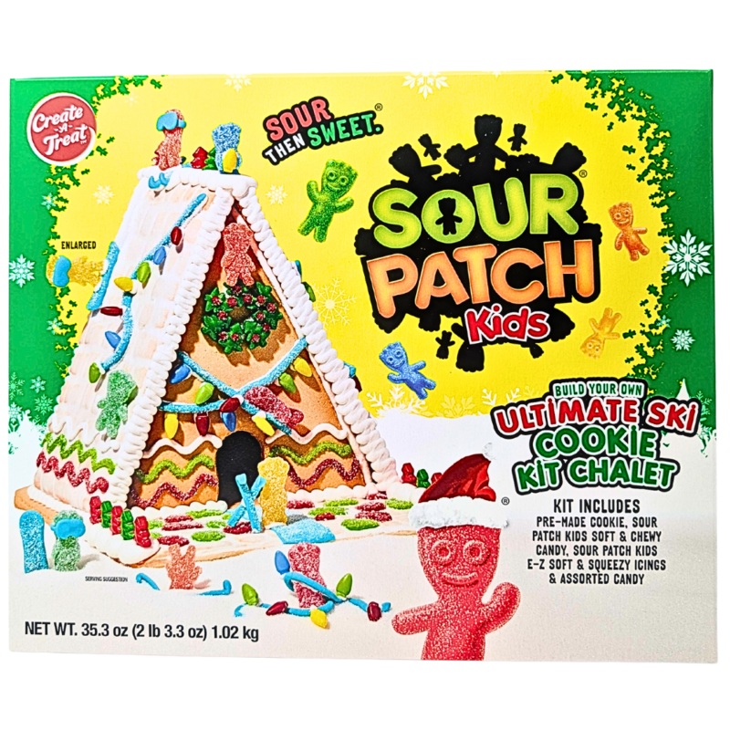 Sour Patch Kids Ultimate Ski Cookie Kit Chalet – 35.3oz