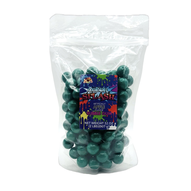 Splash Gumballs (1″) Dark Green | 2lb, Bag