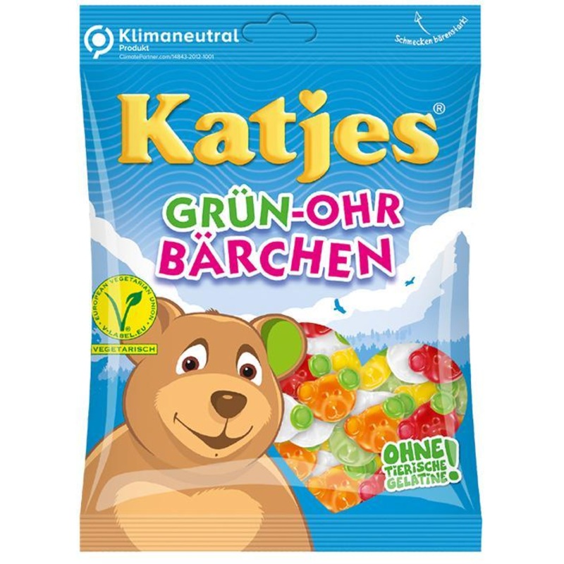 Katjes Grn-ohr Brhen (Green-ear Bears)  Vegetarian