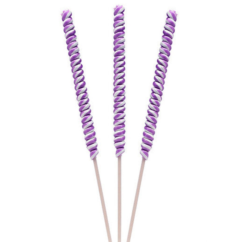 Tesla’s Tall 3-Ounce Twist Pops – Grape 12 Count