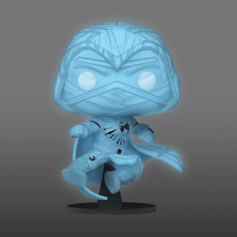 (DAMAGED BOX) Funko Pop! Moon Knight: Moon Knight (Glows in the Dark) (Hot Topic Exclusive) #1047